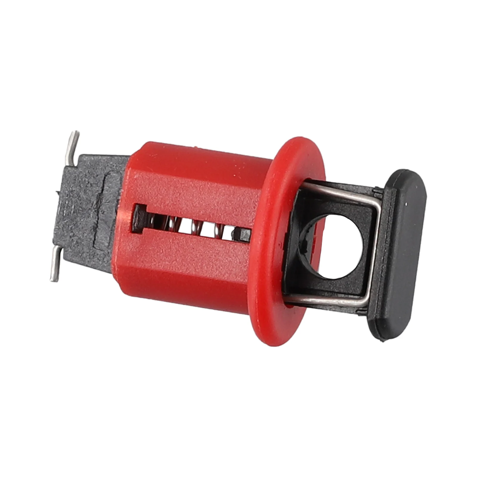 Safety Lockout Device for MCB Circuit Breakers Using Push Pin Mechanism to Secure Electrical Isolation on Panels