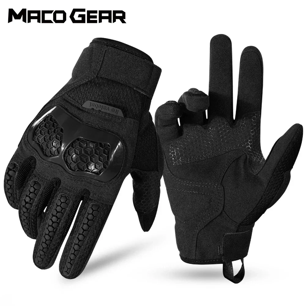 

Men Cycling Gloves Touch Screen Hard Shell Protection Sport Bicycle Motorcycle Hiking Camping Hunting Riding Bike Non-slip Gear