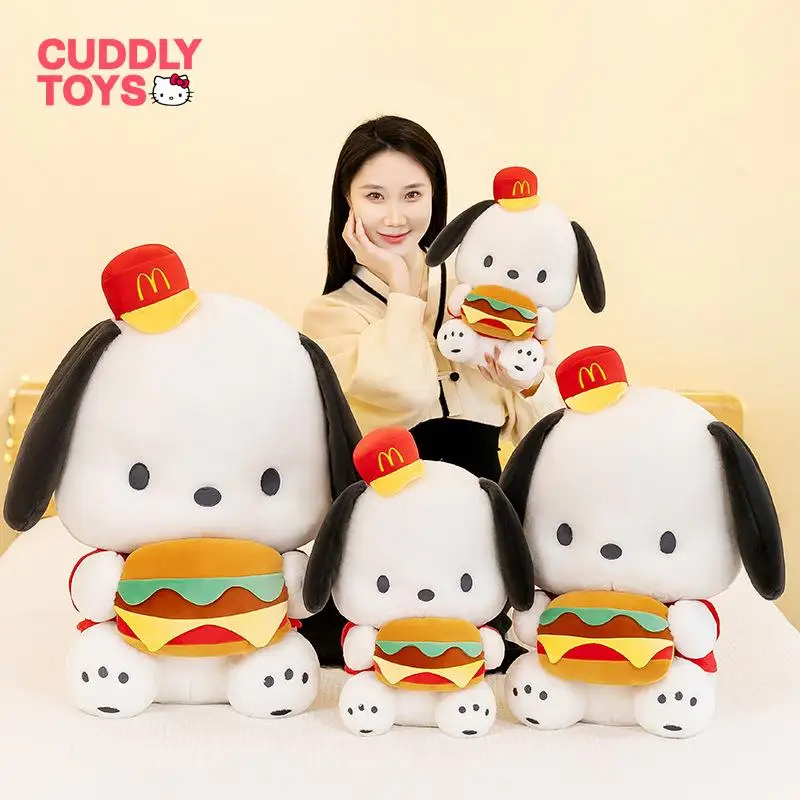 

Sanrio Плюшевая Кукла Kawaii Pachacco Симпатичные мягкие игрушки в стиле Гамбурга плюшевые игрушки для девочек Подарки