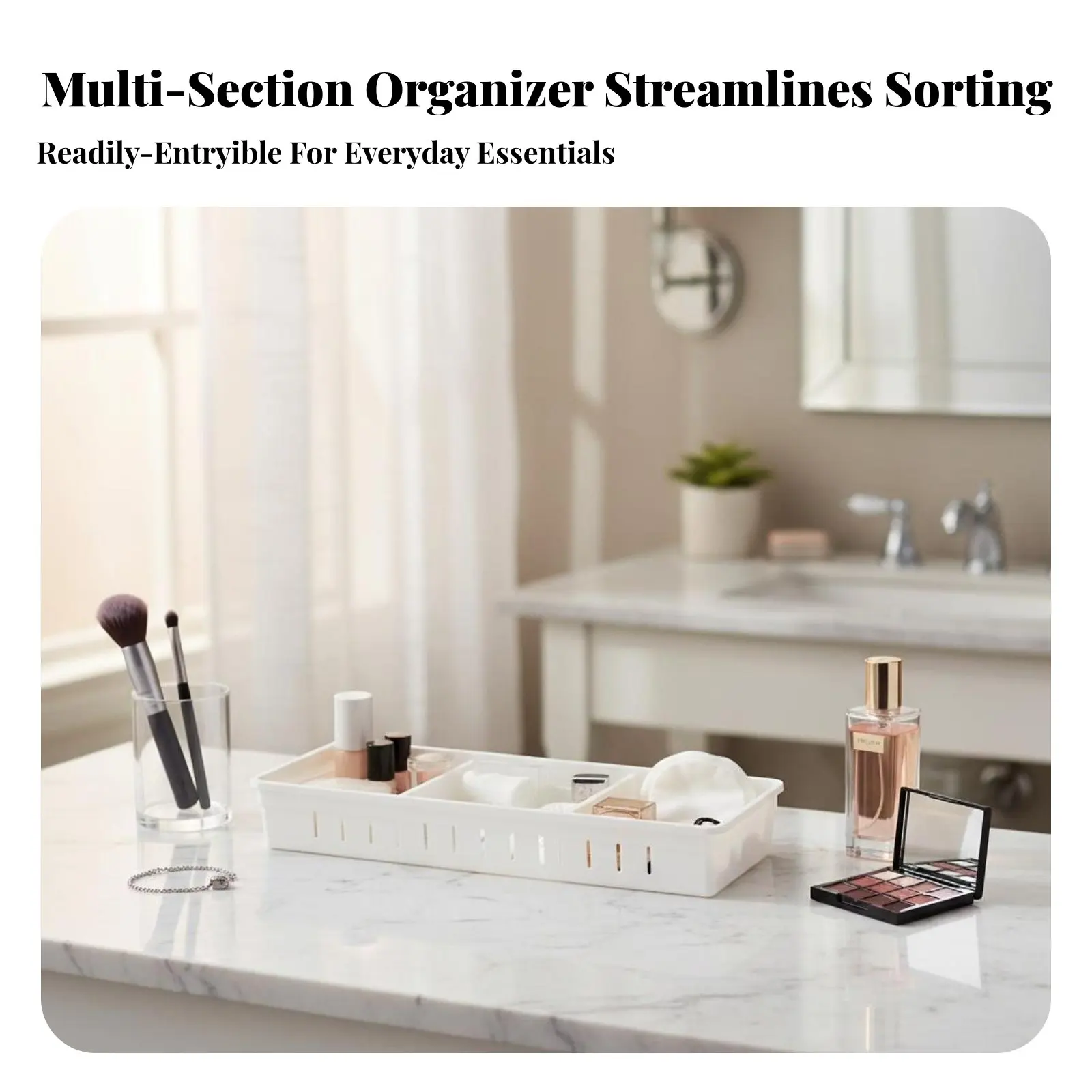 

Expandable Drawer Divider Movable Dividers Expandable Divider Tray Keeps Drawers Tidy adaptable for Vanity, Bedroom, Kitchen