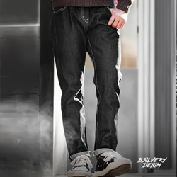 Maden Silver Denim Vintage Jeans for Men Amekaji Selvedge Raw Denim 13 Oz Straight Fit Pants 28 To 38 Men’s Clothing  New