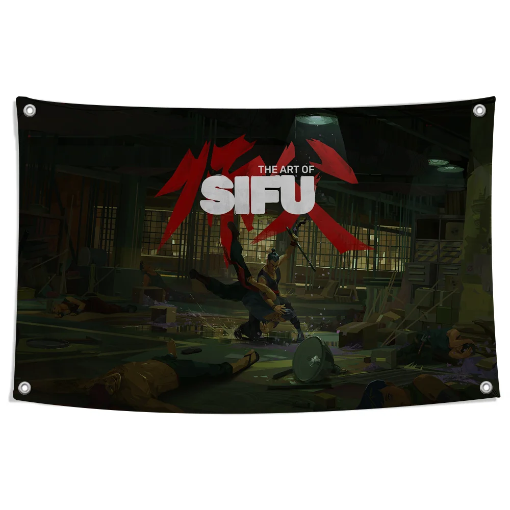 

SIFU Game Flag Home Decor Tapestry Flag to Hang Cartoon Garden Personalized Items Flags for Bedrooms Decoration