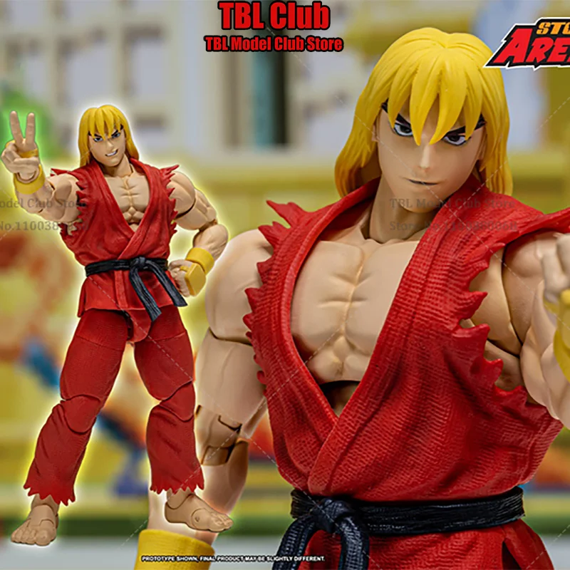 

In Stock Storm Toys SFSA01 1/12 Scale Invincible Fist Ken Street Fighting Game 6-inch Full Set Action Figure Male Soldier Toys