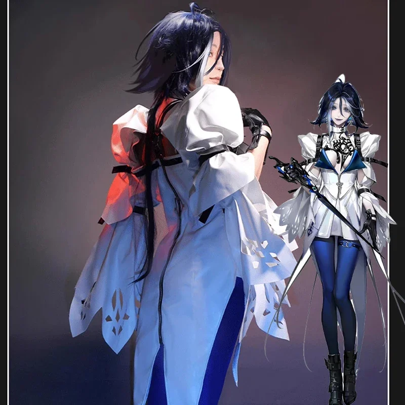 أديلا تأثيري الطريق إلى أي مكان تأثيري البدلة رائع جلدية تأثيري حلي شعر مستعار أحذية هالوين حفلة لعب الأدوار الزي هدية شعر مستعار #1