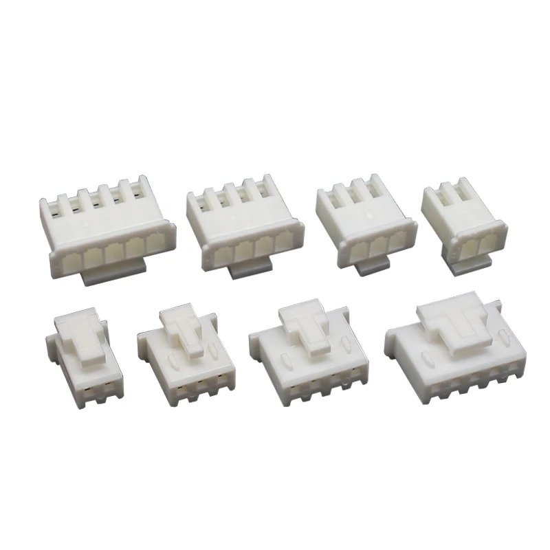 20pcs XHB2.54 2P/3P/4P/5P/6P/7P/8P9P/10P 2.54mm Pitch Plastic Head Wire Cable with Buckle Connectors Adaptor Housing