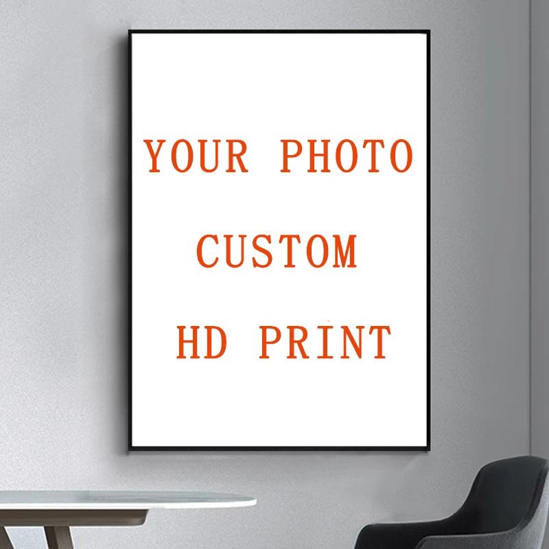XY Custom Painting Canvas HD Print Customized Your Picture Personalized Wall Art Poster Photos for Living Room Home Decor