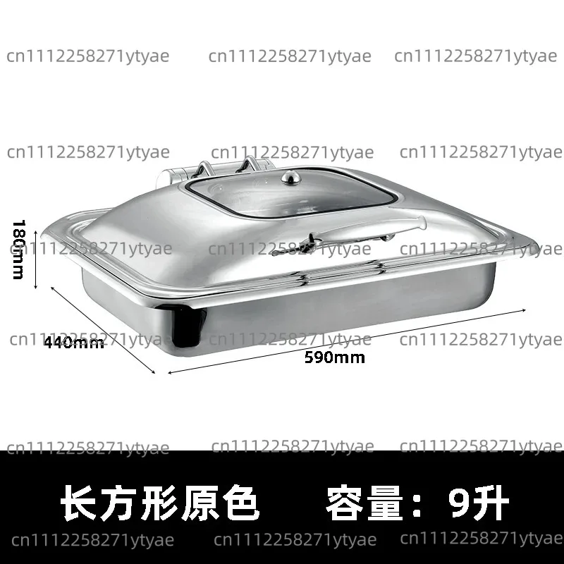 Stainless steel hydraulic electric heating stove Buffy stove Hydraulic buffet stove Hotel breakfast insulation heating