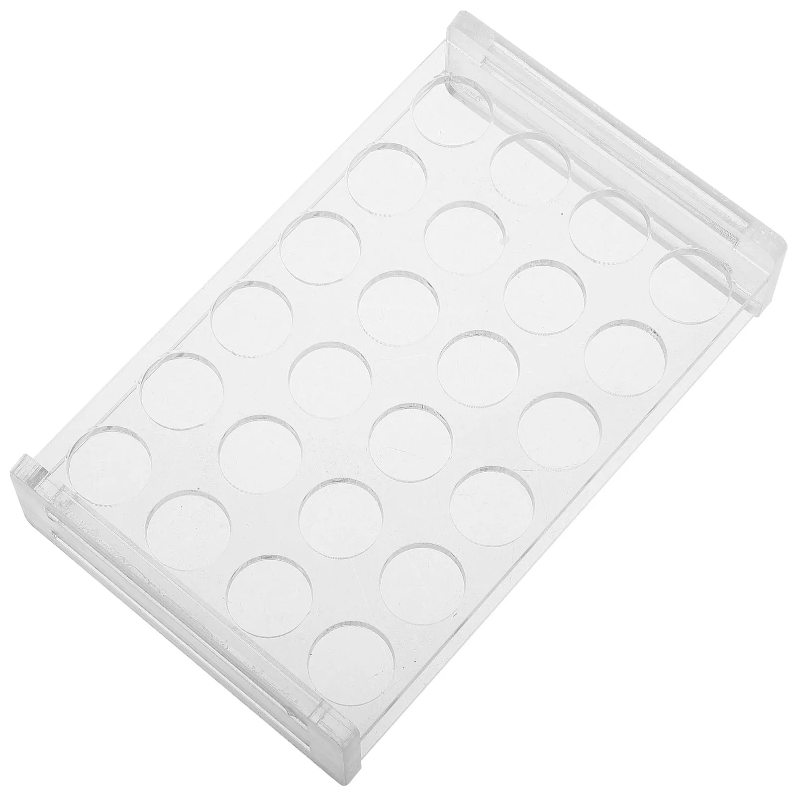 Vial Holder Tube Rack Sampling Storage Test Laboratory Stand Chemistry Tubes Acrylic Material Transparent Sample Bottles