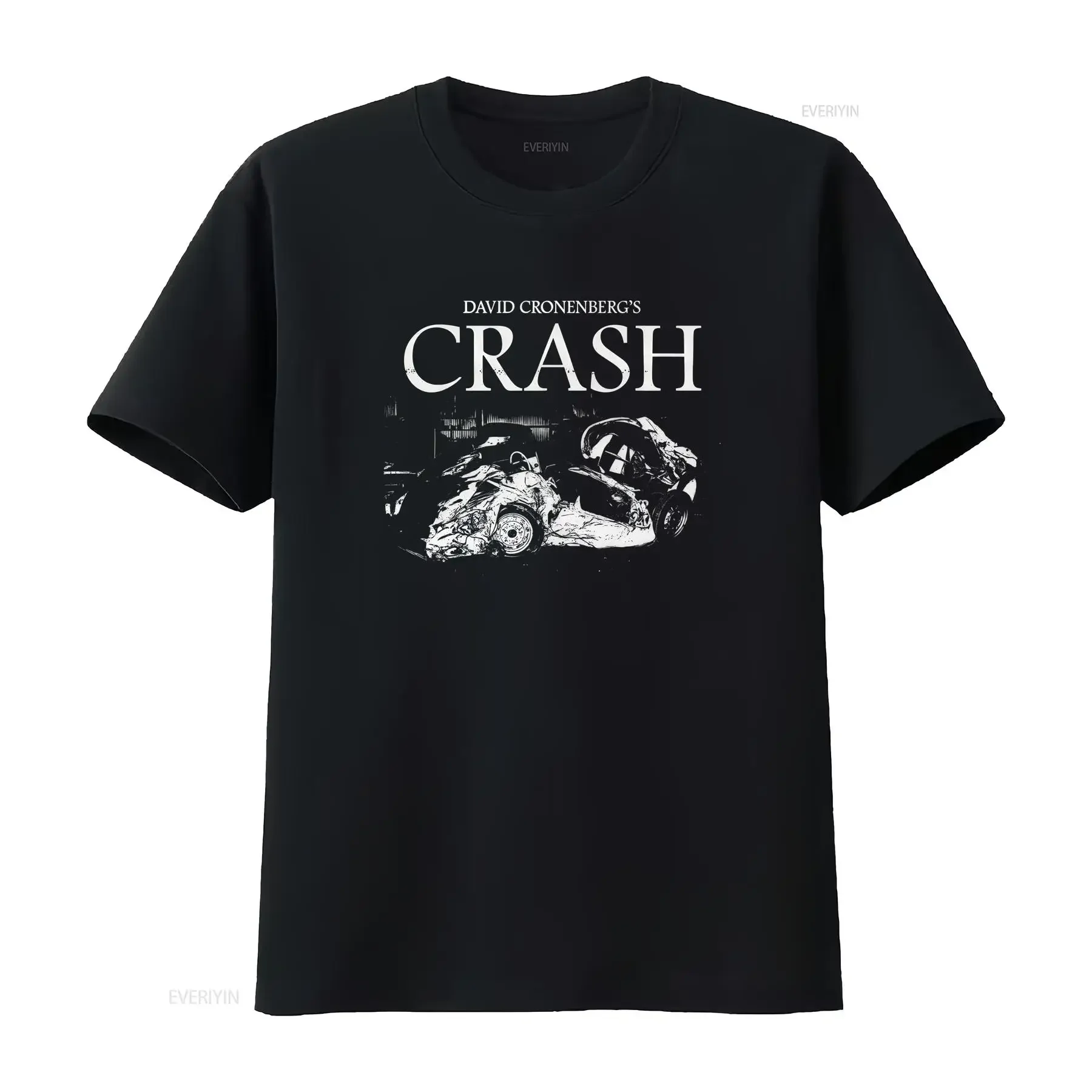Crash 1996 David Cronenberg Horror Film Movie Poster T Shirt UNISEX vintage Washed fashion designer clothes Casual Comfortable