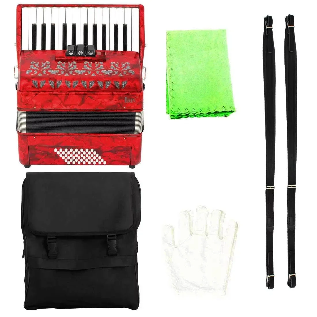 IRIN26 Professional Performance Grading Teaching Accordion 48 Bass Key AR-40 Instrument for Wholesale