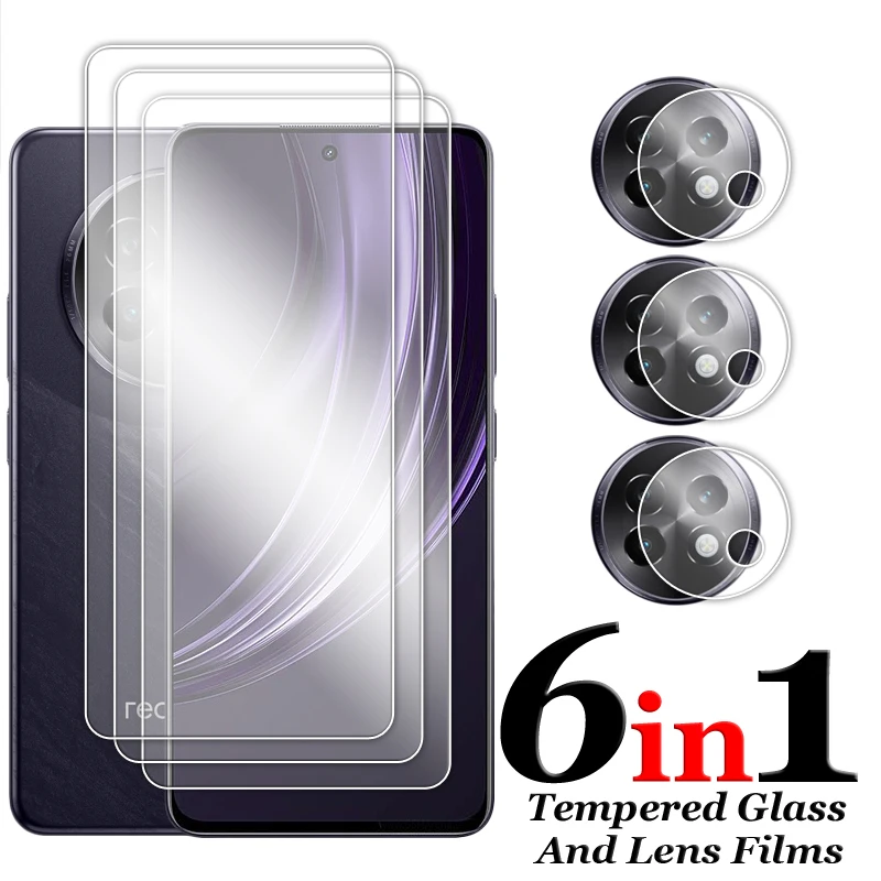 For Realme 13+ Glass 6.67 inch Transparent Screen Protector For Realme 13 Plus Tempered Glass Realme 13+ Lens Film