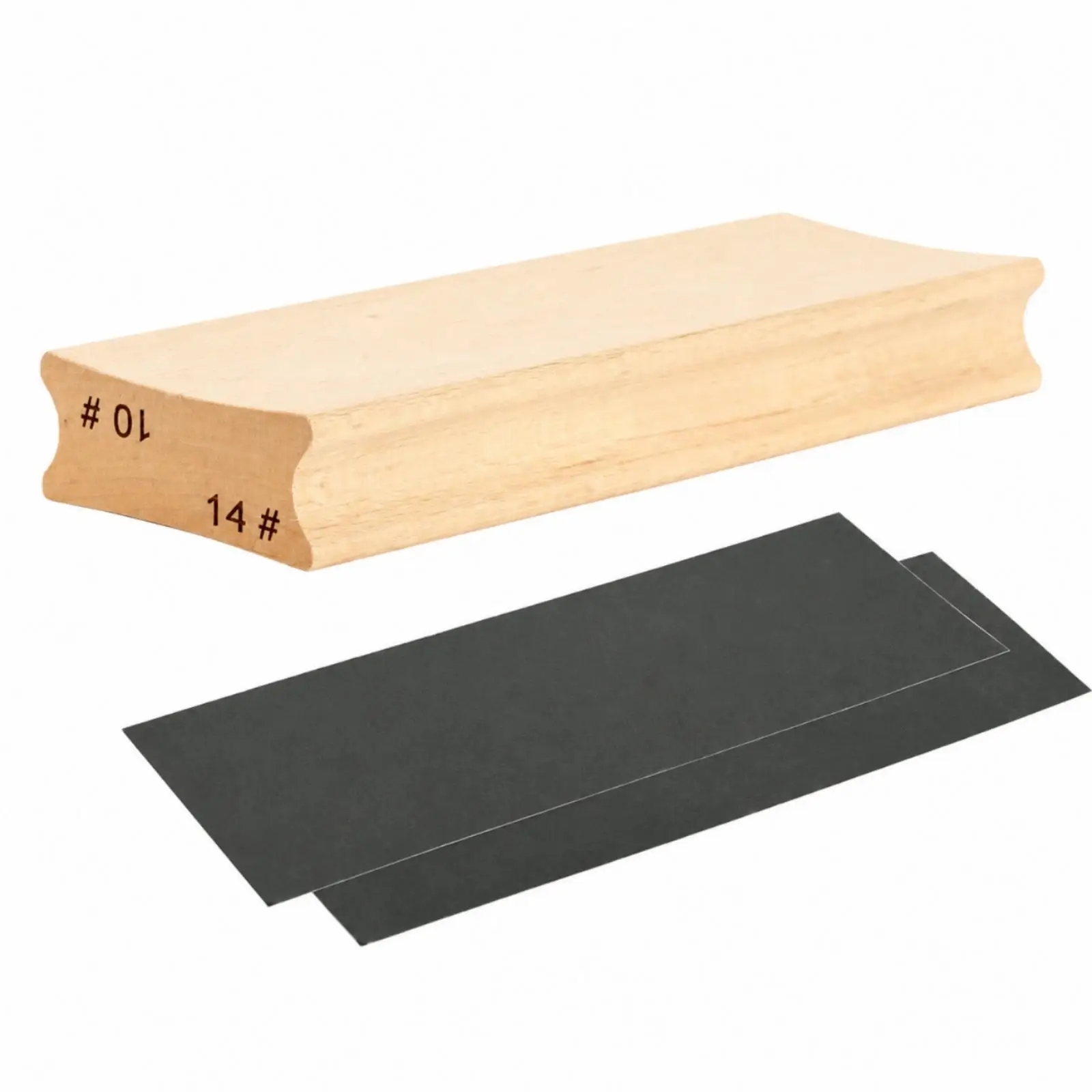 Fretboard Sanding Block Maple Wood Luthier Tool for Guitar Fret Dress and Leveling