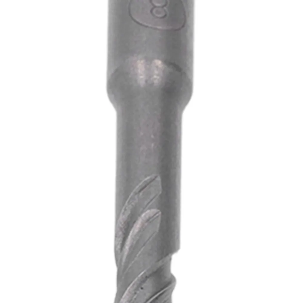5pcs Carbide Tip Rotary Hammer Drill Bits 2 Flute Design Self Centering Concrete Drill Bits 5/32 Inch Diameter 160mm Length