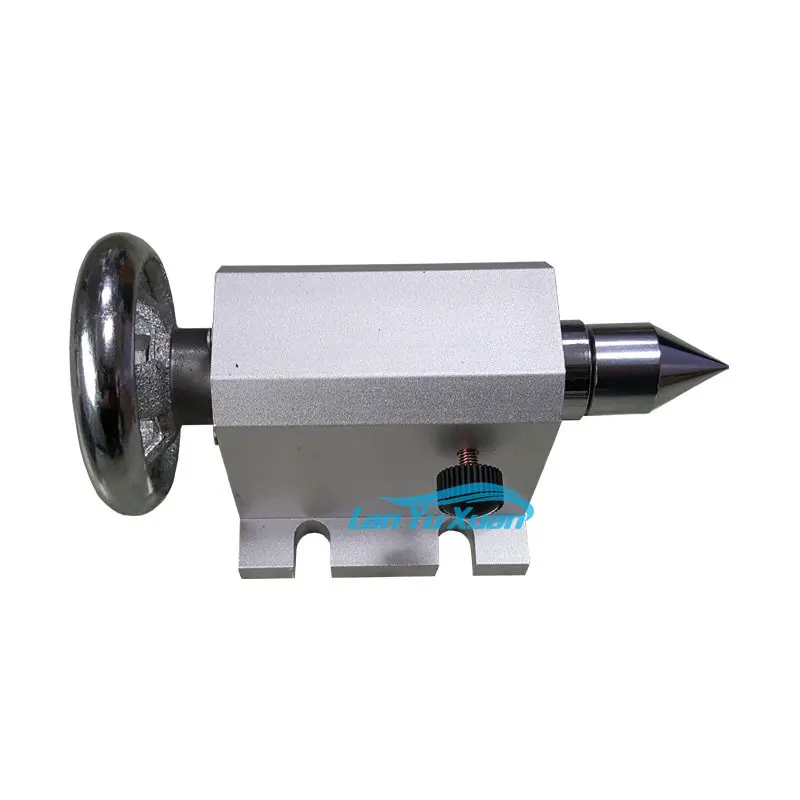 

A Axis Rotary Tailstock 4th with 80mm 3-Jaws Chuck for Wood Metal CNC Router Milling Machine CNC3040 6040 6090