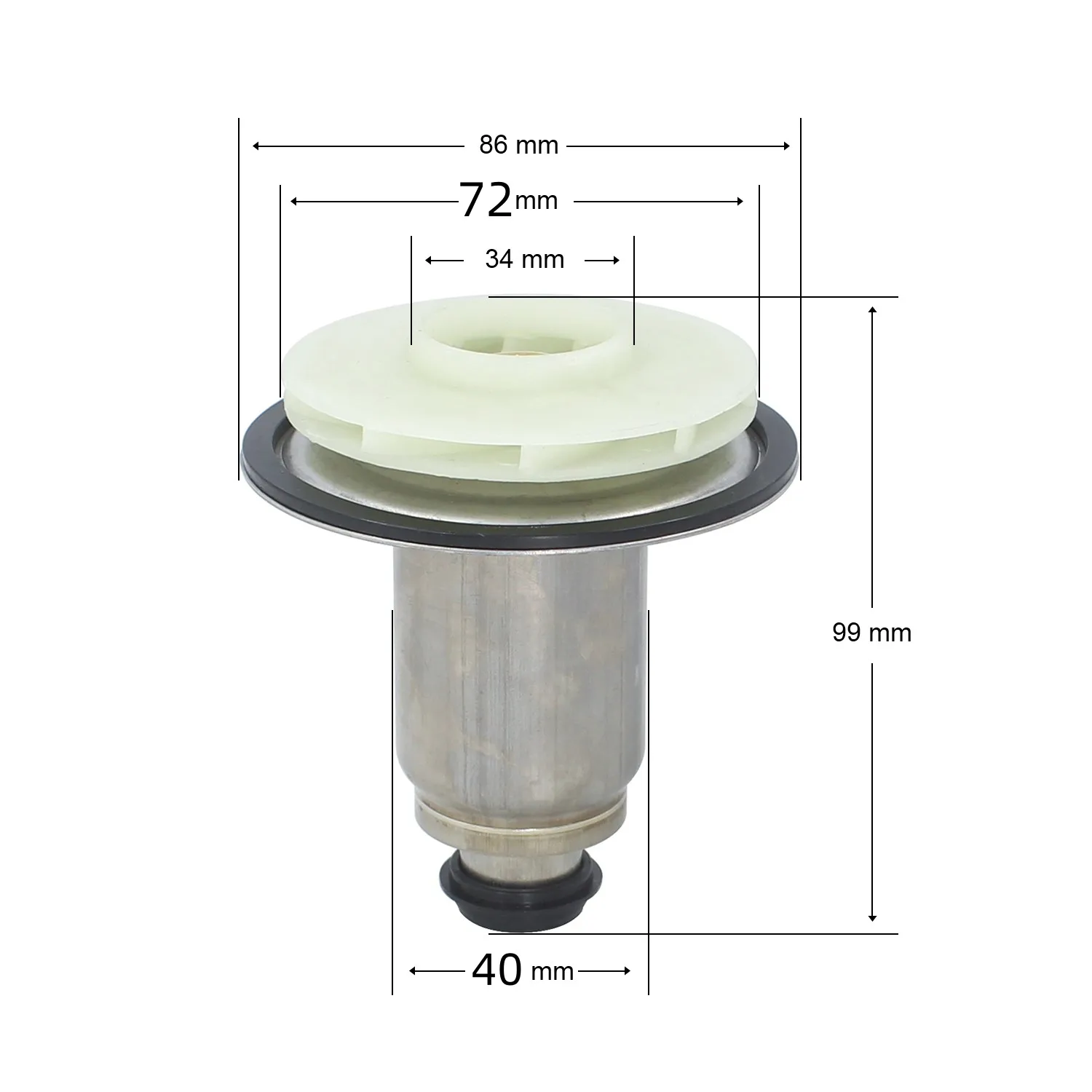 1pcs Gas Boiler Part Water Circulation Pump Motor Rotor/Water Leaves for Apply to Power Water Pump Rotor Core