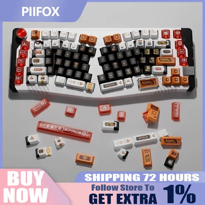 

Колпачки для клавиш PIIFOX Plan Wandering, вишневый профиль, 146 клавиш, материал PBT, пятисторонняя сублимационная игровая клавиатура, индивидуальные колпачки для ключей, подарки