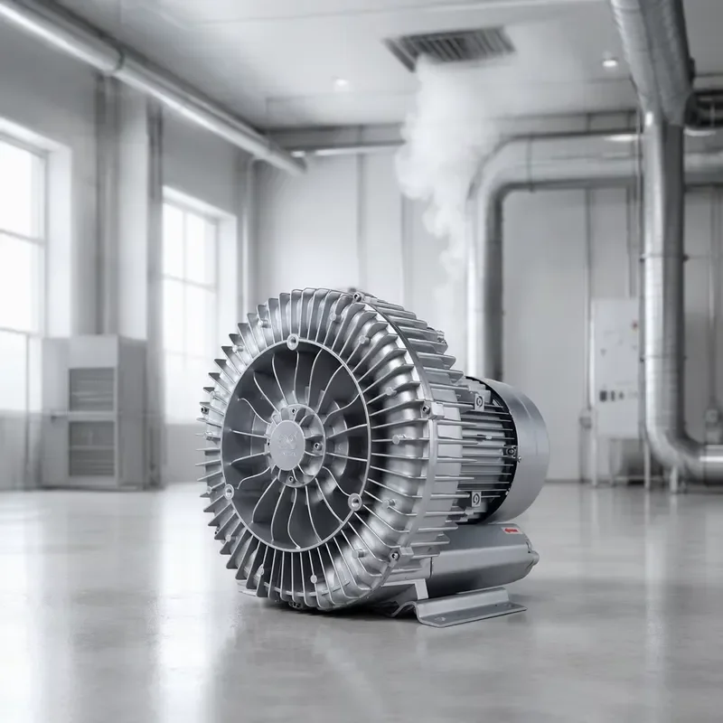 for Three-phase 380V 5.5kw 60Hz Regenerative Blower Vacuum Pump for Smoke and Fume Removal Industrial Air Suction Fan