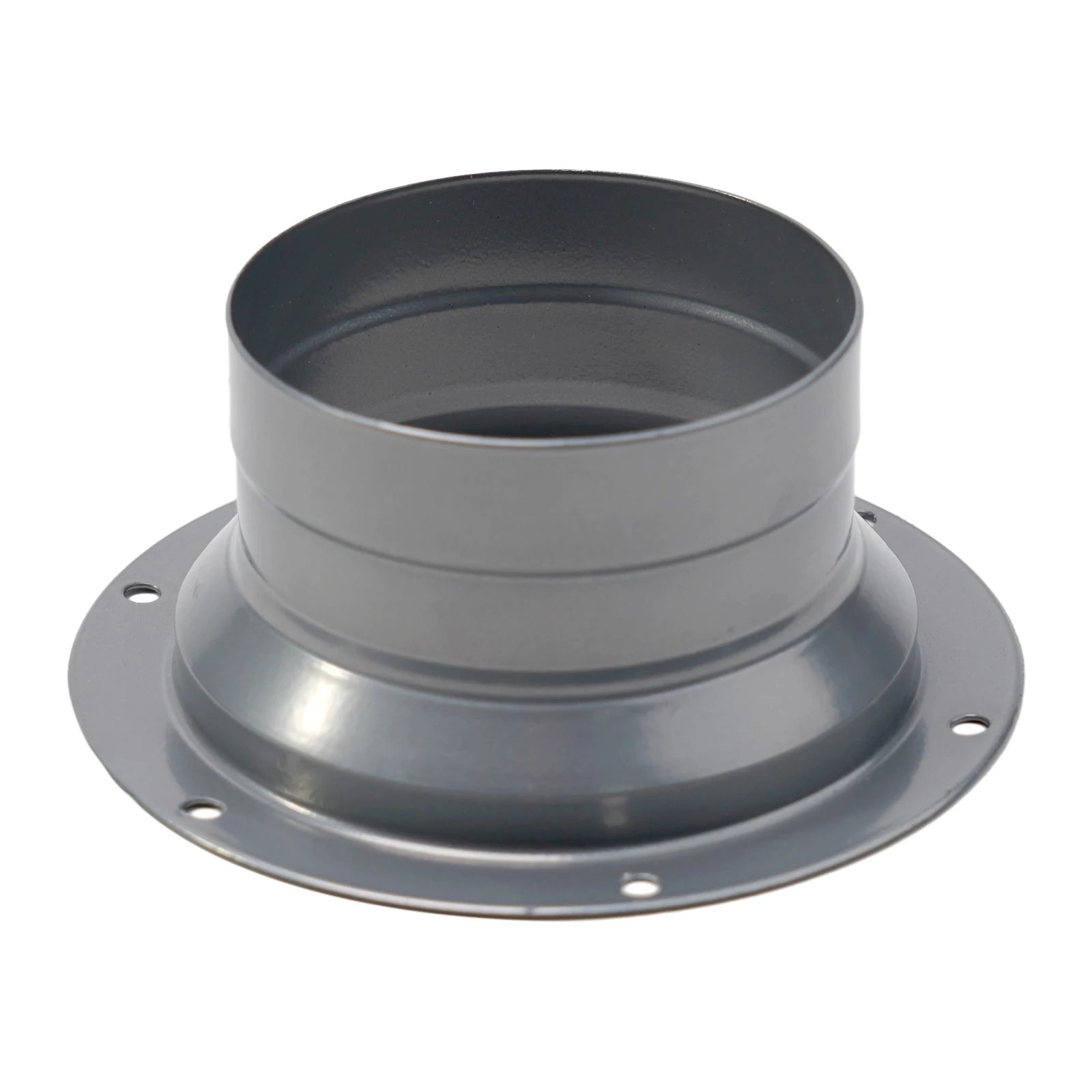 

Air Vent Flange Connector 410inch Round Pipe for Aluminum Tube Exhaust Hose with Pressure Groove and Electrostatic Spray Coating