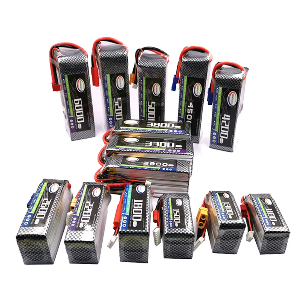 Lipo Battery 3S 11.1V 1500mah 2200mah 3300mah 3500mah 4200mah 5000mah 5200mah 25C 40C RC Battery For RC Car Airplane Helicopter