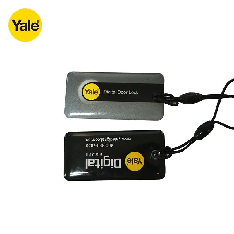 Access Control IC Cards Smart Door Lock SMONET 13.56MHz RFID Key Fob for YALE Lock Deadbolt Keyless Entry Contactless Key