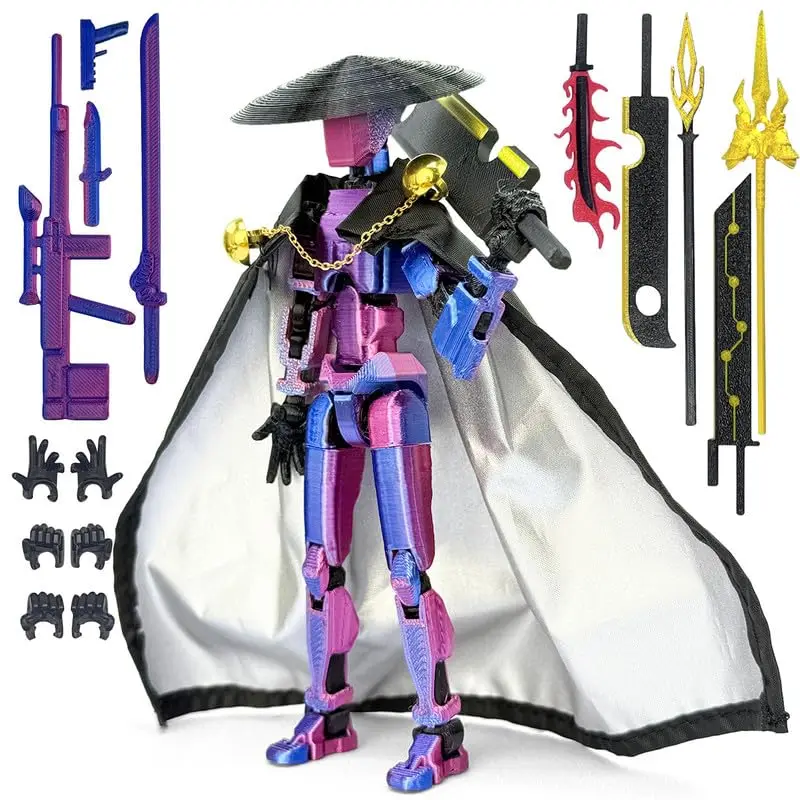 T13 Assembly Completed Action Figures,T-13 Action Figure, Robo 13 3D Printed Action Figure - The Ultimate Hero for Action-Packed