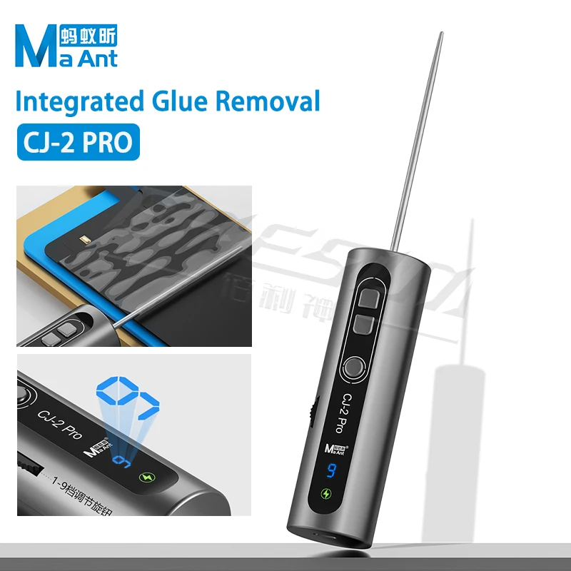 

MaAnt CJ-2 Pro Adjustable Electric OCA Glue Remover 9-speed Adjustable Cell Phone LCD Touch Screen OCA Glue Removing Tool