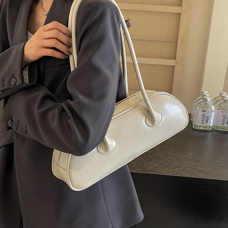 Bolsos de hombro grandes de piel sintética con diseño izquierdo para mujer, nueva tendencia 20224, bolso cruzado para mujer, bolsos y monederos de