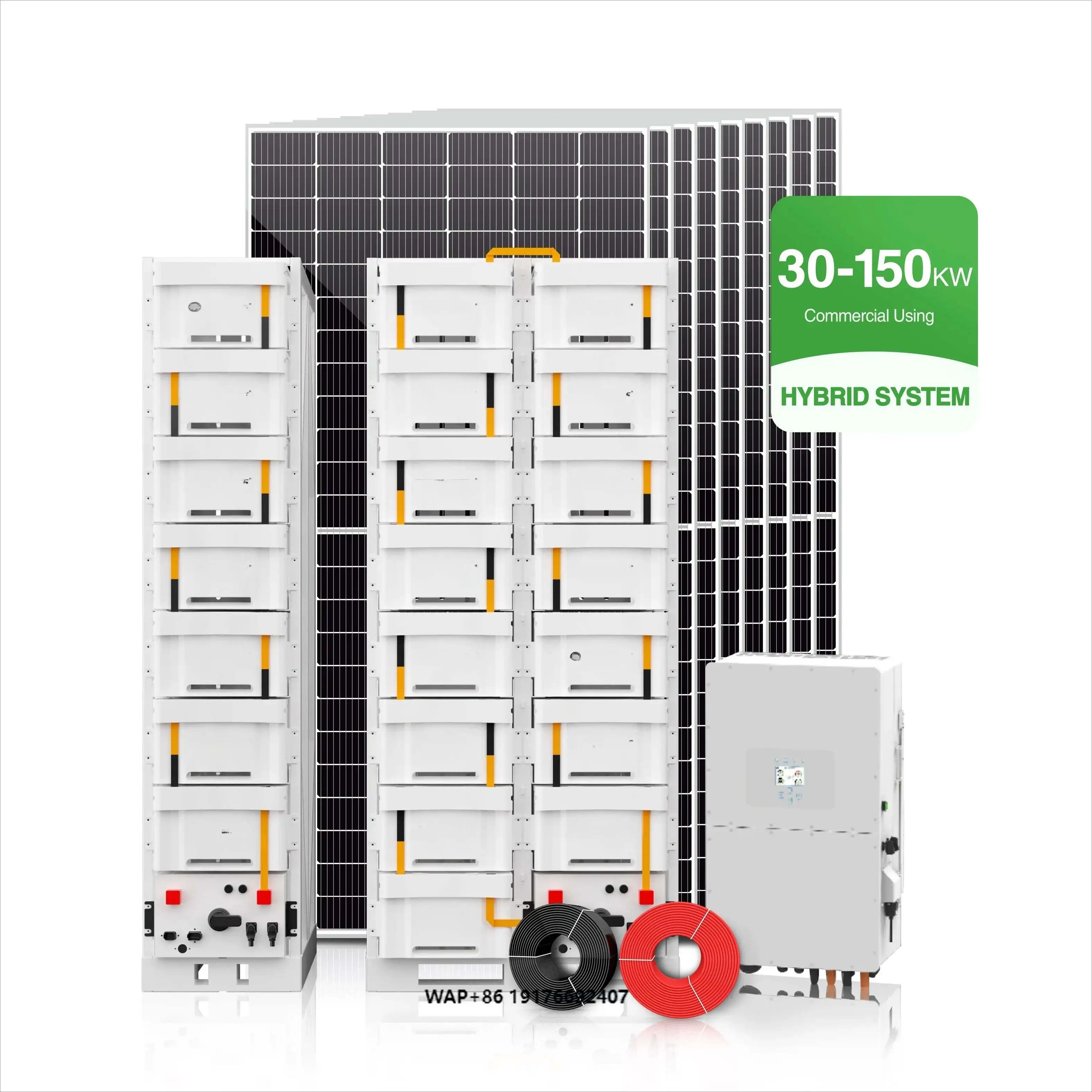 My Store Hybrid 50KW-800KW Solar Energy Power System with Lithium Battery Industrial & Commercial Grid Storage System