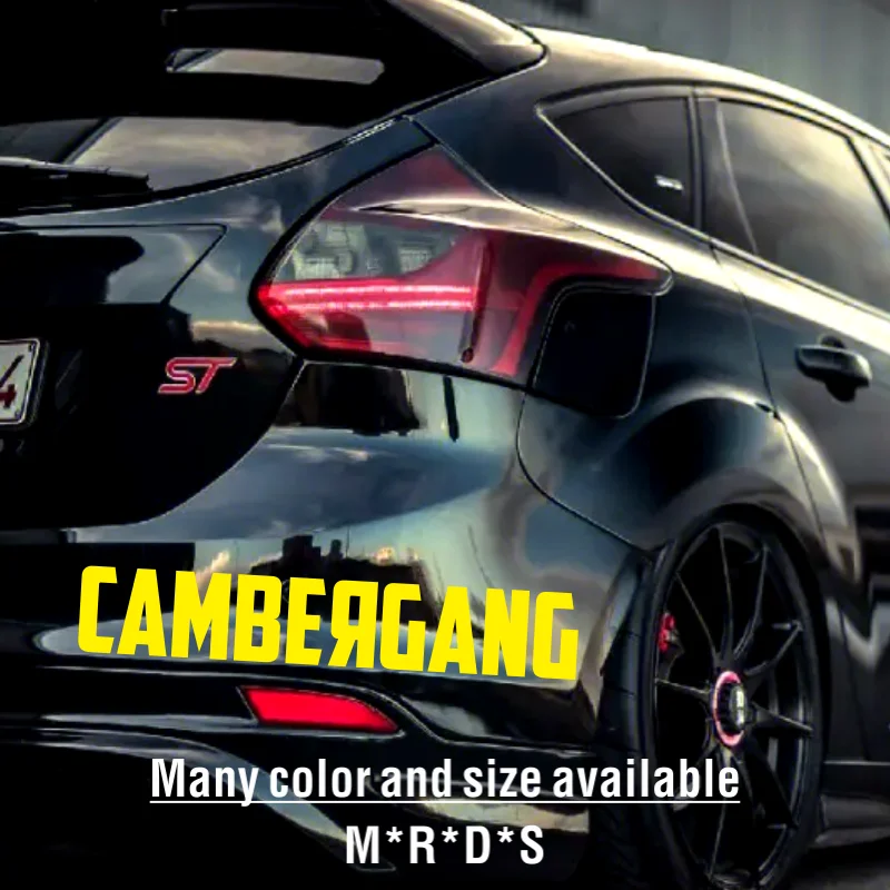 CAMBER GANG Waterproof Auto Car Front Window Windshield Decal reflective Sticker For Mazda Toyota BMW VW Honda Car Styling