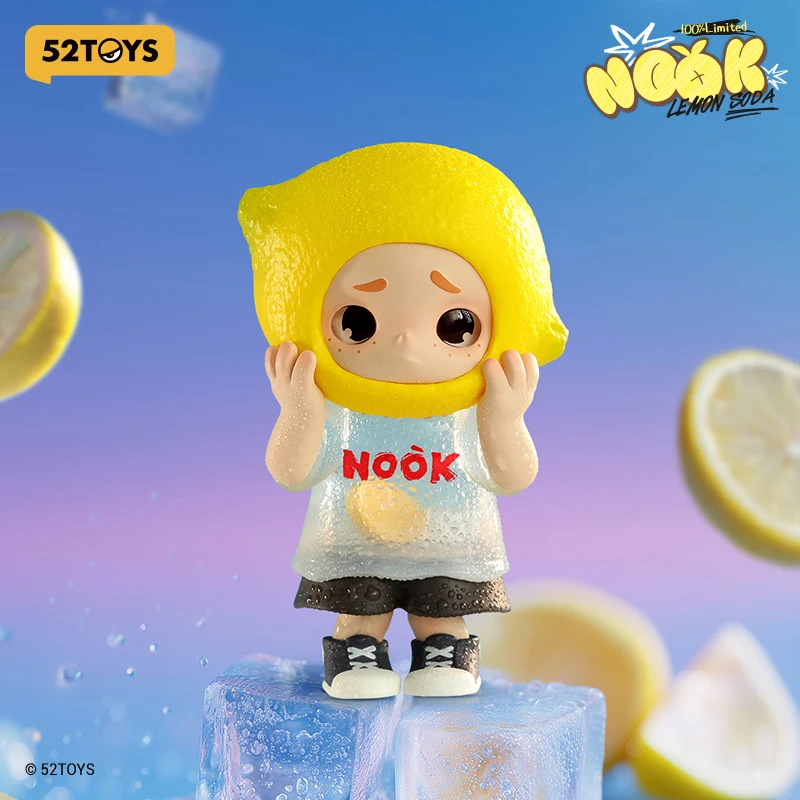 

52TOYS NOOK 100% Limited Edition-Lemon Soda, Height: 8.5cm/3.35inch
