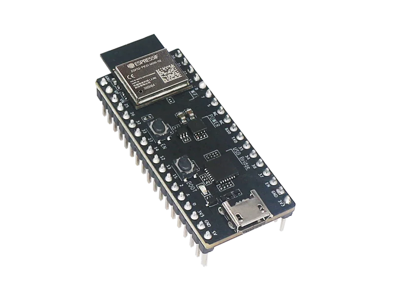 ESP32-PICO-DevKitM-2 Board w/ ESP32-PICO-MINI-02/02U, WiFi & Bluetooth, USB-UART, All I/O Pins to Headers for Prototyping