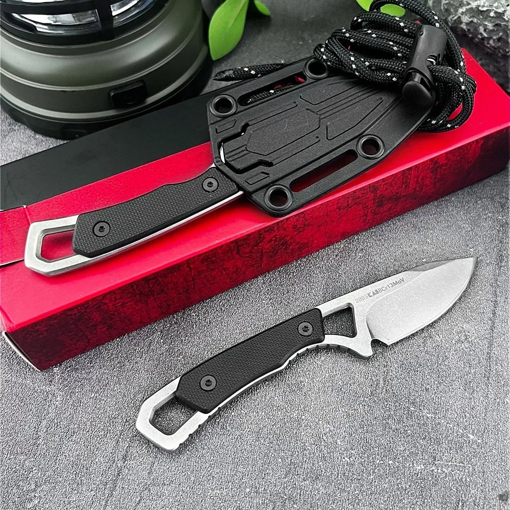 

2058 Тактический многоцелевой прямой нож для улицы, высокая твердость, дикая природа, кемпинг, выживание, режущие инструменты, охотничьи универсальные инструменты