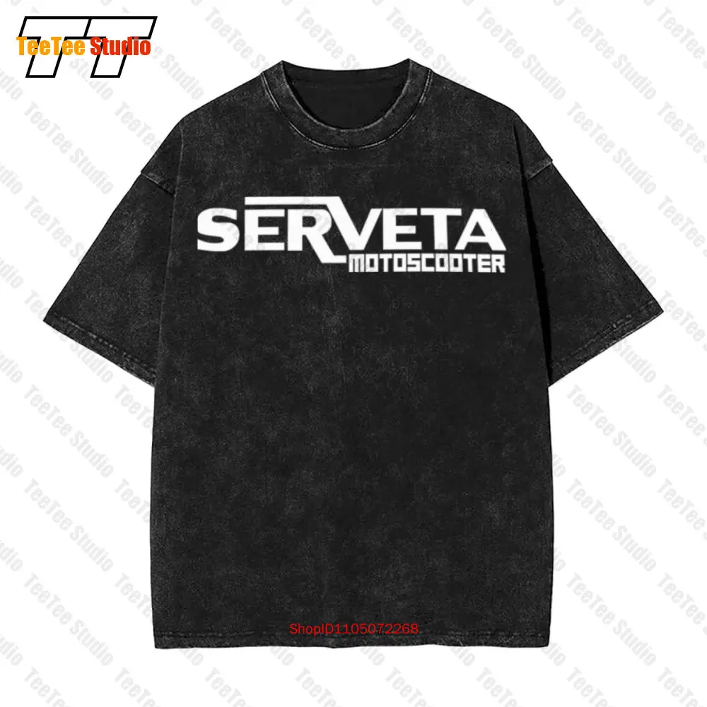 

Serveta Vintage Oversized T-Shirt Eibar Scootering Mods Scooter Retro NO1Z