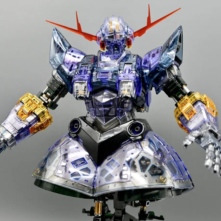 RG 1 144 Zeong Clear Color Ver Special Coating Ver Modellbausatz mit Aufklebern, Ständer, Actionfigur, Sammlerstück, Geschenk – Detail 2