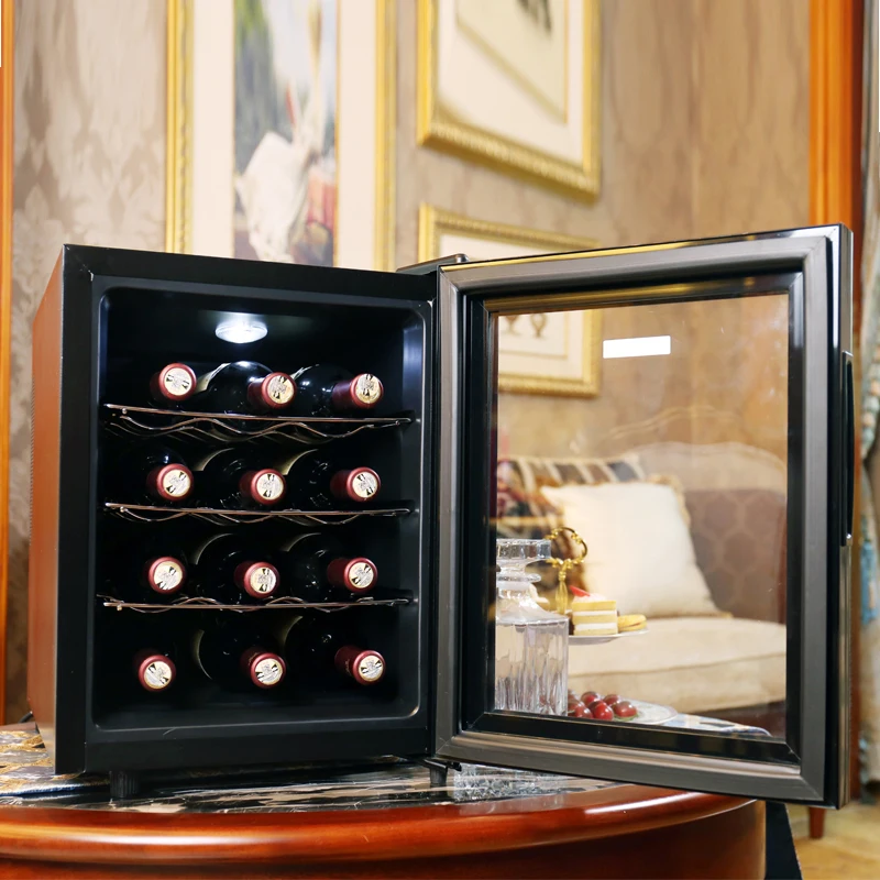 #JC-33AW Wine Cabinet Electronic Constant Temperature Small Wine Cellar Mute Household Beer Cabinet Ice Bar Wind Refrigerated Te