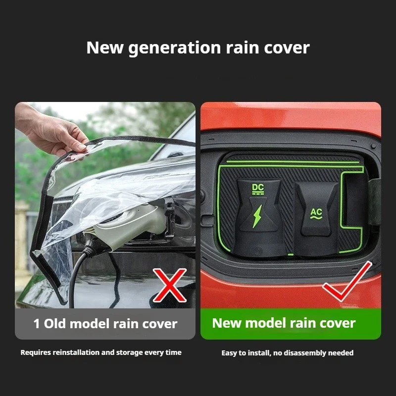 New Energy Car Charging Port Waterproof Protector Cover Gun Rain Cover for BYD Atto3 Seal 06DMI/Song Plus DMI /Yuan UP Yuan PLUS