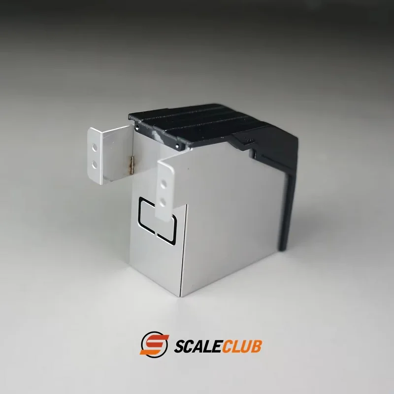 RC 1/14 Schlamm-Kipper mit Batteriefach für Tamiya Hydraulikbagger, Lader, Muldenkipper für SCANIA MAN VOLVO Tripper Truck DIY-Teile – Detail 3