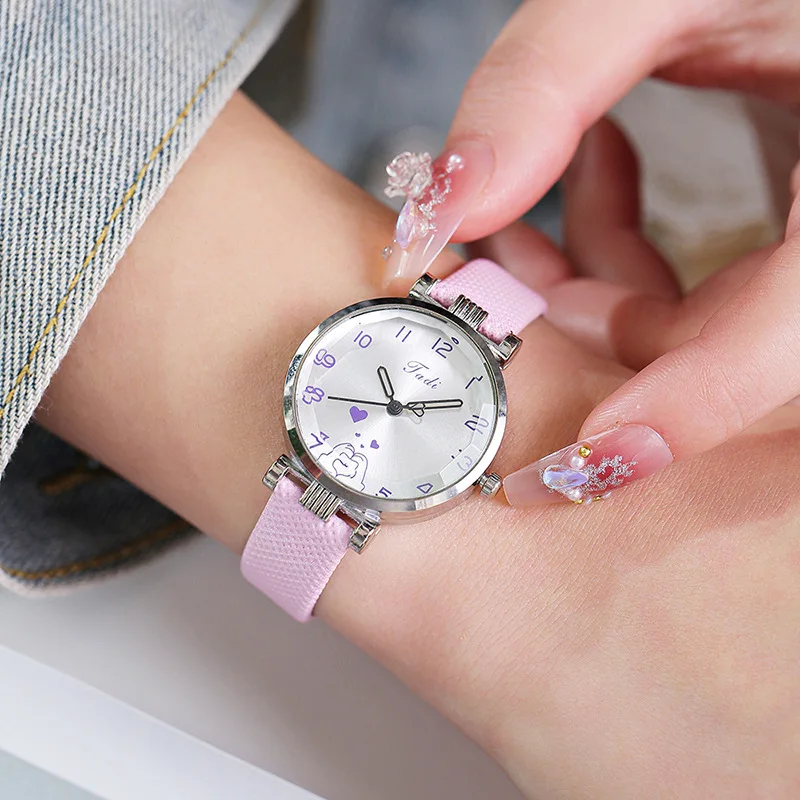 Digital Quartz Wristwatch Student Simple Silicone Mini Exam Ladies Watch For Daily School Use Lightweight Comfortable Girl Gifts view 2