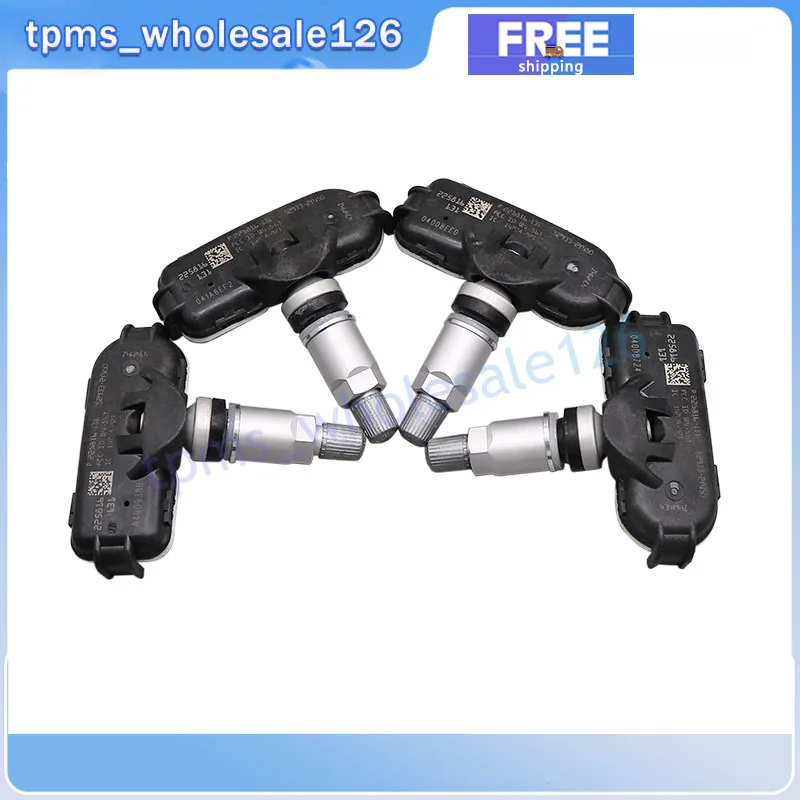 Set di 4 sensori del sistema di monitoraggio della pressione dei pneumatici 52933-2Y450 per Hyundai ix35 Tucson 2013-2015 2014-2019 Kia Mohave TPMS