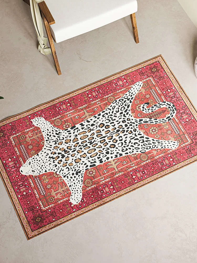 Ethnic Style Carpet Nordic Moroccan Living Room Area Rugs Sofa Retro Floor Mats American Persian Bedroom Carpets Bedside Blanket
