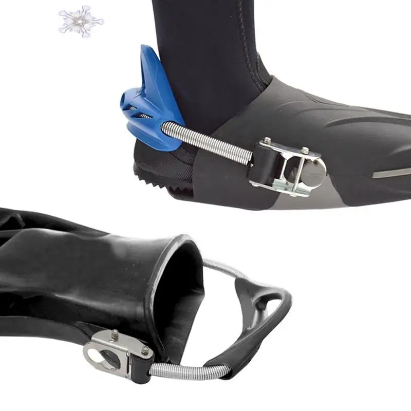 

2PCS Scuba Diving Stainless Steel Spring Fin Straps For Standard Fins Diver Heel Straps Gear