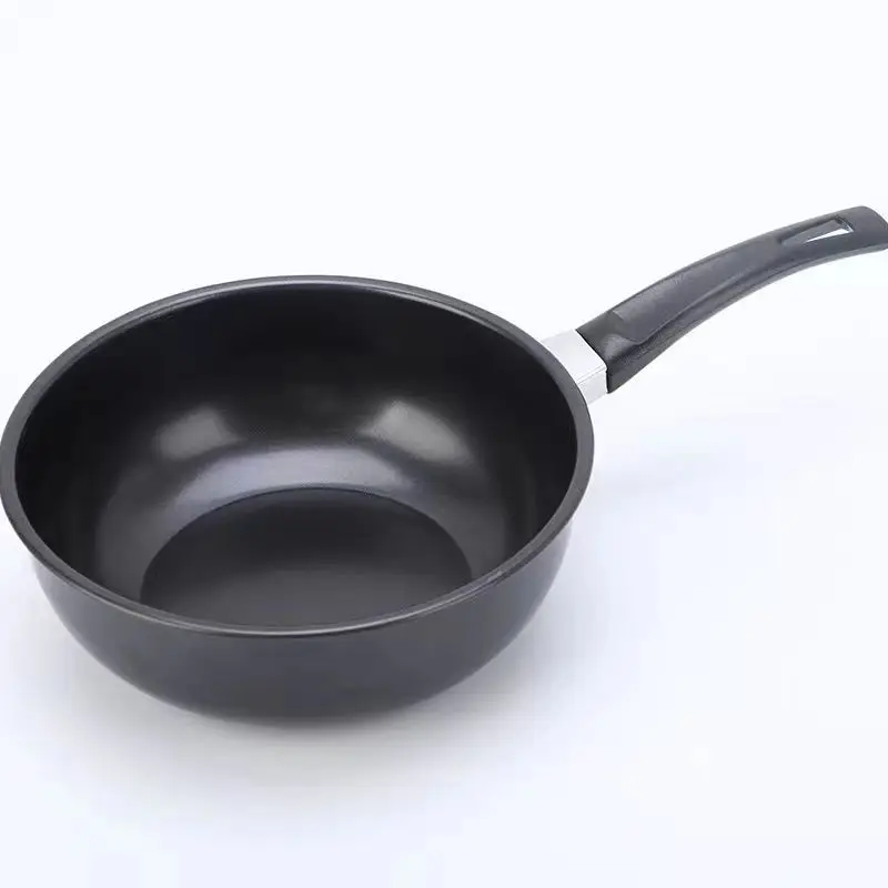 14cm/16cm Mini Frying Pan Wok Soup Pot Cooking Omelette Pans Non-stick Iron Pancake Egg Fryer With Long Handle Kitchen Gadgets