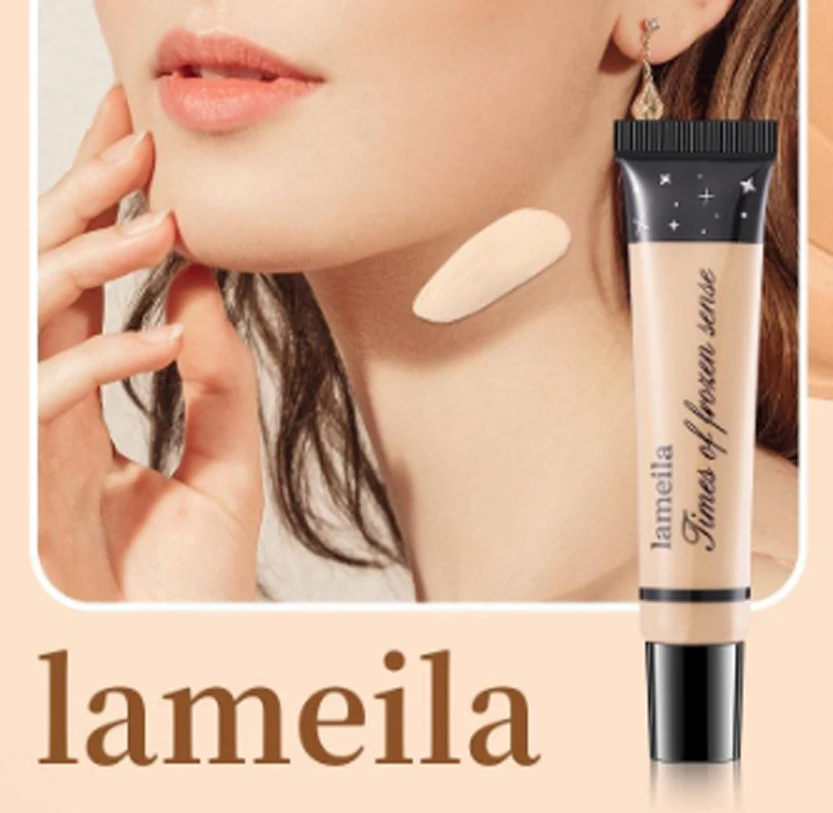 Make Up Waterproof Face Liquid Concealer Foundation BB Cream Makeup Lasting Full Coverage Spot Dark Circle Concealer Cream Brush