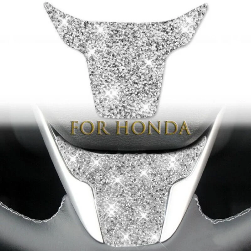 

A + Bling Diamond накладка на панель рулевого колеса автомобиля для Honda Civic 10th 2016-2021