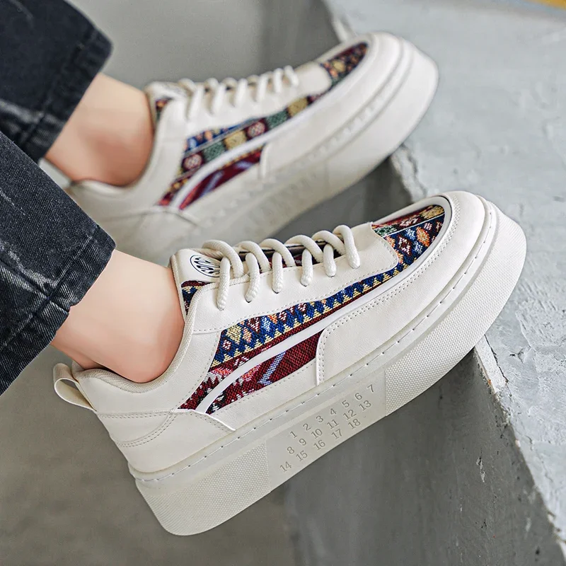 Shoes for Men Thick-soled Student Sneakers Anti-slip Comfort Sports Shoes Fashionable Breathable Casual Men Shoes Zapatos Hombre - Image 5