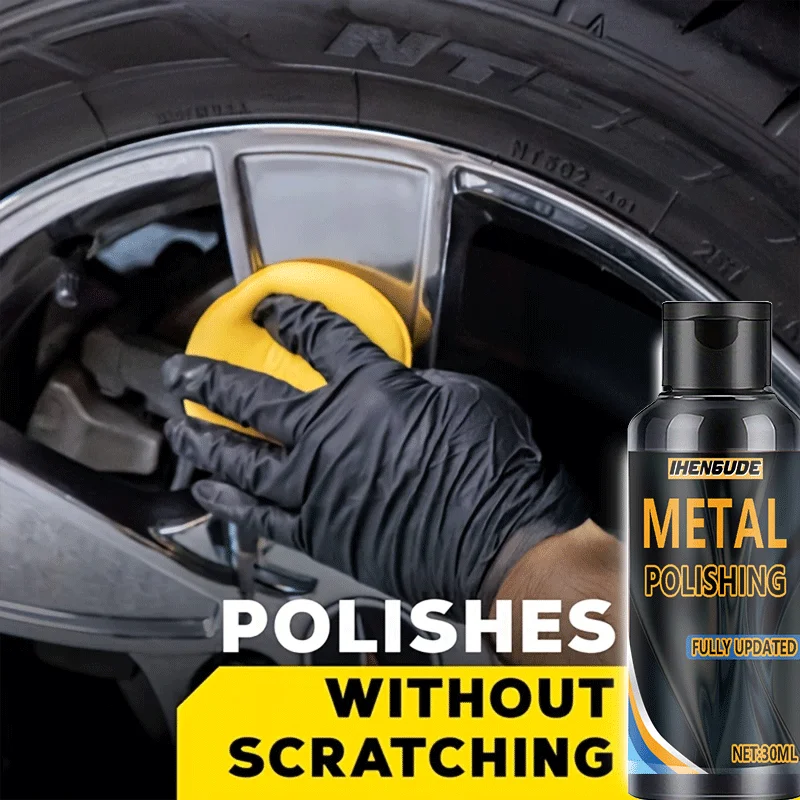 Wheel Hub Repair Paste 35G Alloy Rim Scratch Rust Remover Silver Restoration Scratch Disappear Easy Wipe Without Damage Coat