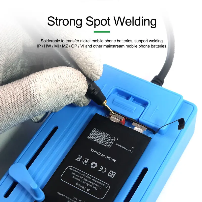 Imagem -03 - Display Digital Battery Spot Welding Machine Modo de Soldagem de Velocidades Carregamento tipo c Telefone Celular e Reparo do Computador Rl-936we