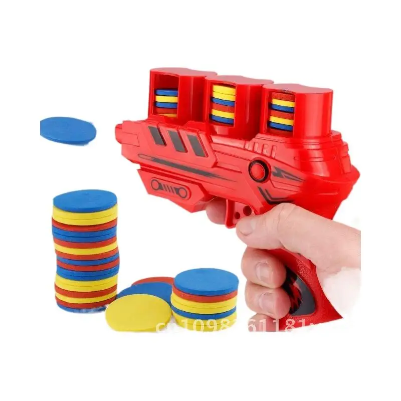 Soucoupe volante EVA pour enfants, lanceur de disque de carotte, jeu de plein air, jouet de sécurité, pistolet à radis pour enfants, jouet de Sport
