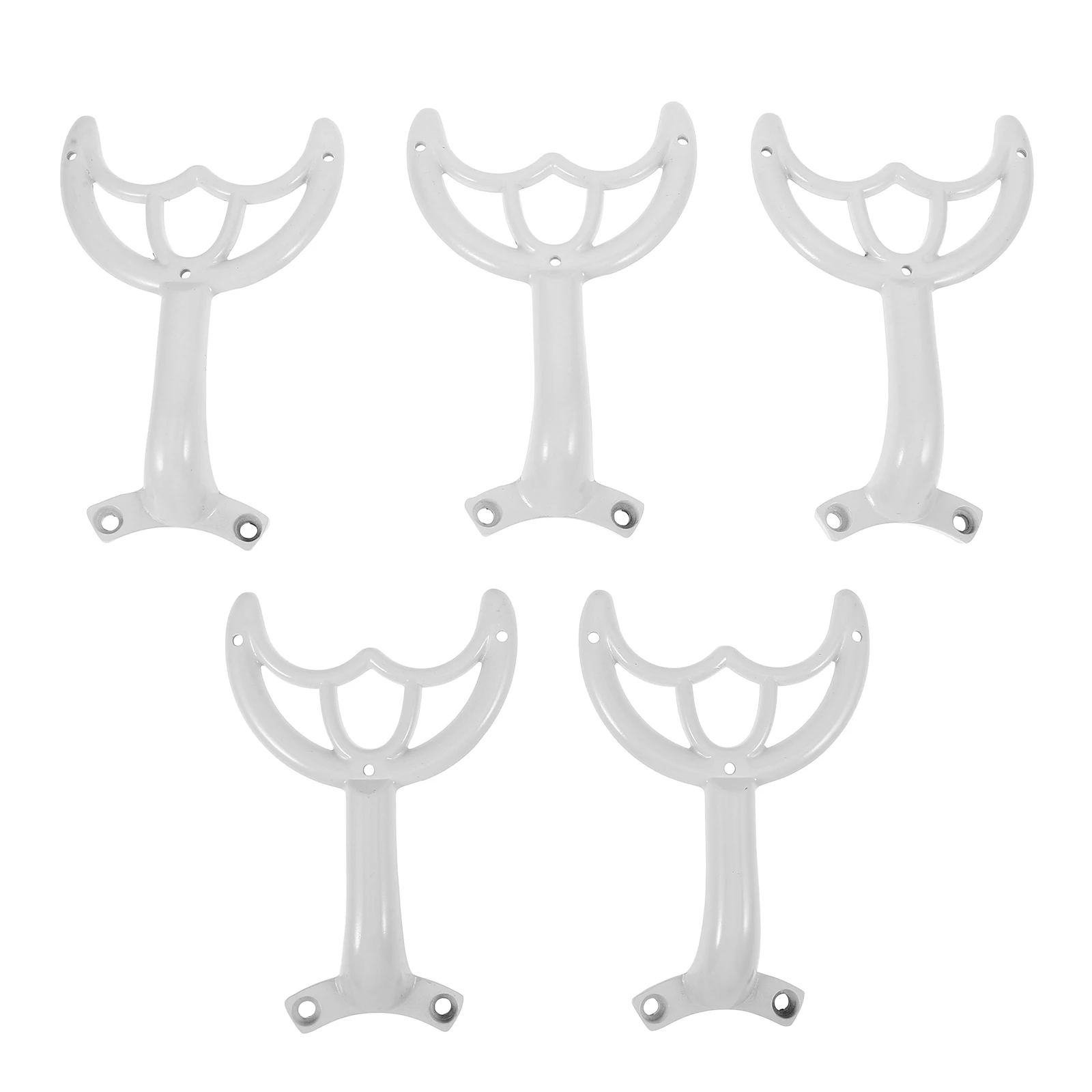 5pcs White Fan Blade Support Rod Replacement Arms for Ceiling Fans Design Easy Install Home Hotel Use