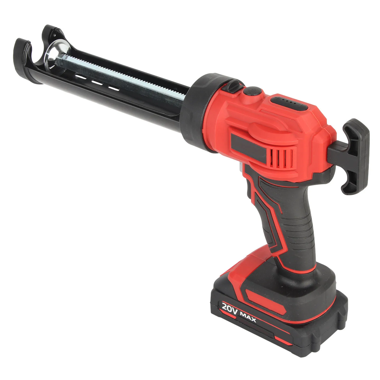 

Электрический беспроводной пистолет для герметика, перезаряжаемый пистолет для герметика с регулируемой скоростью и светодиодной подсветкой для домашнего ремонта, аккумулятор 20 В